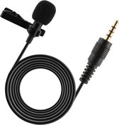 Lavalier microfoon Geschikt Voor  Android - Universeel - Clip-on 3.5 mm jack - 1.5 M - Zwart
