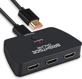 HDMI switch – 3 ingangen 1 uitgang – 4K@60hz – HDMI kabel inbegrepen