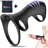 Quick Relief G-Spot Teaser™ - Cockring - Penis Sleeve - G-Spot - Penissleeve - Seksspeeltje voor Koppels - Sex Toy voor Mannen & Vrouwen - 4 cm - Zwart