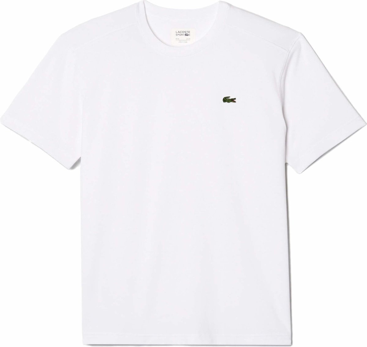 Lacoste Sport Ultra Dry Performance T-shirt Mannen 4XL Wit