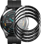 Geschikt Voor: Huawei Watch GT 2 46mm Smartwatchscreenprotector - Screenprotector - Full - 4 stuk - Bescherming - ZT Accessoires