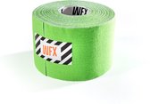 12x PREMIUM kinesiotape sporttape, elastische kwaliteitsbandage / 100% geweven katoen / waterafstotend / rollengte 5 m, breedte 7,5 cm, kleur: lichtgroen