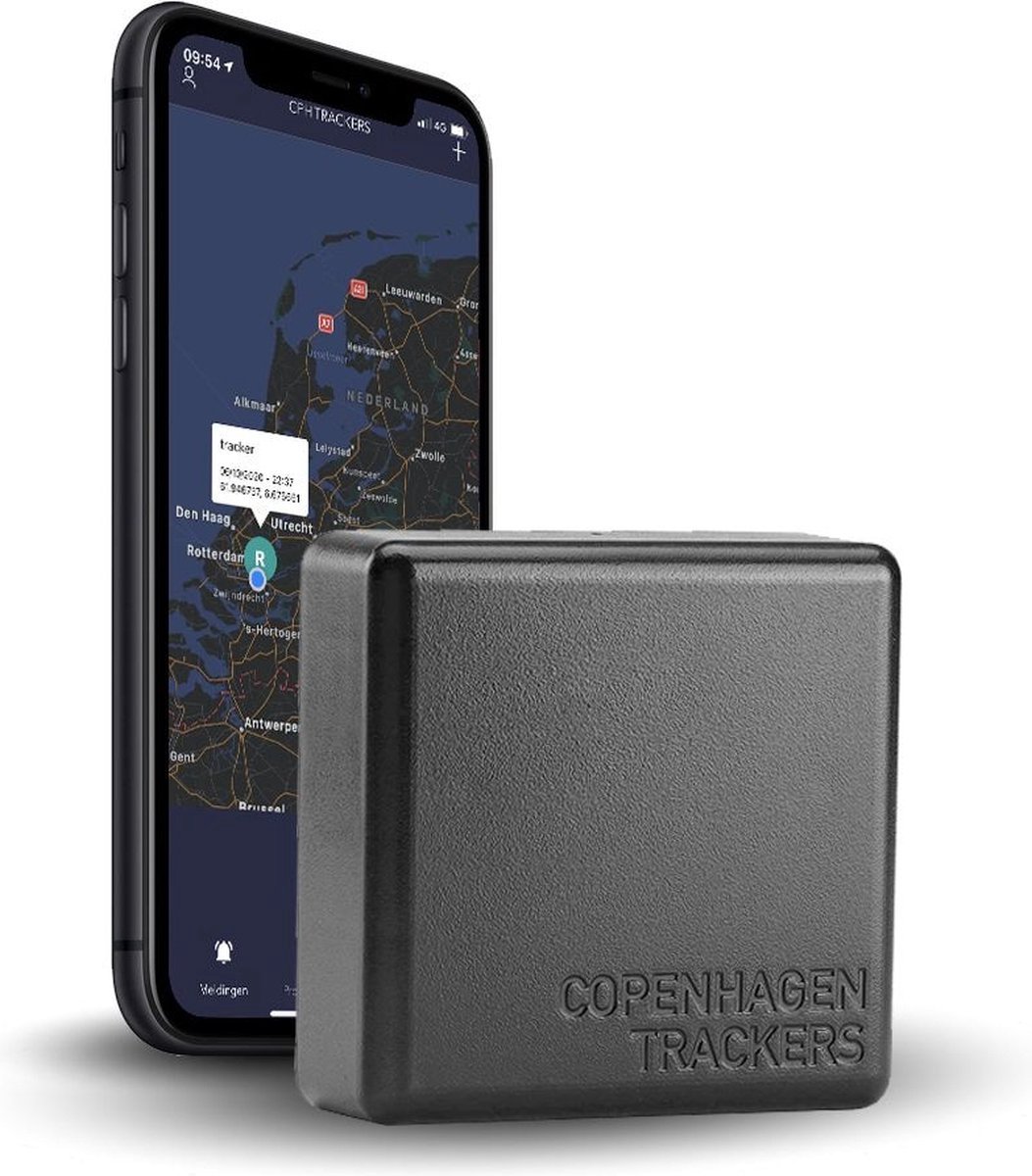 Cobblestone Copenhagen Trackers – GPS-tracker – Voertuigtracker – Zwart – 1 stuk(s)