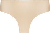 INVISIBLE ZERO Slip Zonder gevoel - Naadloos Dames Slips - Invisible ondergoed dames - dames slips Naadloos - carnavalskleding dames -  XL - Beige - 1 Stuk - productvideo - met track & trace 