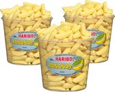 3 silos Haribo Bananas á 150 pièces - Avantage emballage Candy