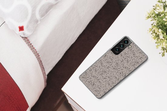 Coque Samsung Galaxy S22 - Pois - Zwart - Grijs - Siliconen