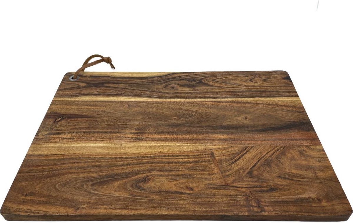 Luxe Acacia Houten Serveer & Hapjes Plank - Rechthoekig 46x33x1.5cm