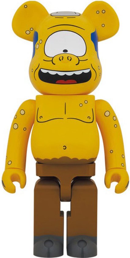 1000% Bearbrick - Cyclops (The Simpsons) by Medicom Toys