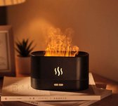 Vlamdiffuser Aromaverdamper Haard Zwart Fire Flame effect Haardvuur aroma diffuser