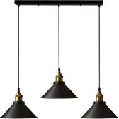 Moderne industriële vintage loft-stijl plafondlamp fittingen metalen hanglampen industriële hangende plafondlamp kap hanger set metalen retro industriële lamp