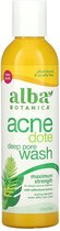 Alba Botanica, Acne Dote, Nettoyant profond pour les pores, sans huile, 6 fl oz (177 ml) - 2% Acide Salicylique Acné