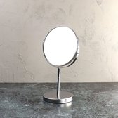 Make-up Spiegel - Bureau Spiegel - 1x - 10x vergroten - Zilver