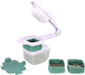 Multi snijder - Snij set - Snijmachine - Masterchef - 4 delige snijder - 3 Verschillende mesjes - Gemakkelijk groenten snijden - LIMITED EDITION