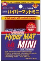 KMC Mini Sleeves (Hyper Mat): Red (62x89mm) - 60 stuks