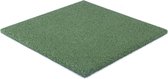 Dalles de terrasse caoutchouc vert 40x40x2,5cm - Surface: 1,6 m2 - (Set de 5 pièces)