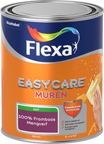 Flexa Easycare Muurverf - Mat - Mengkleur - 100% Framboos - 1 liter