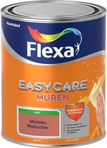 Flexa Easycare Muurverf - Mat - Mengkleur - Midden Rabarber - 1 liter