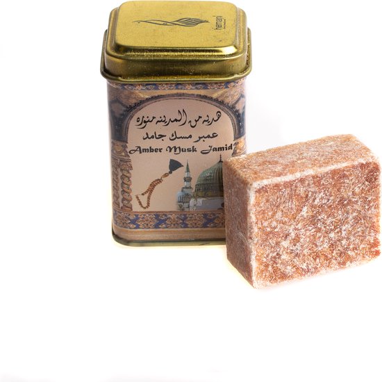 Amberblokjes (per stuk in blik) originele AMBER geurblokjes uit Marokko - het perfecte cadeau