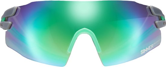 Sinner Zonnebril Unisex Prospects (Box) - Grijs/Groen - One Size van Sinner — afbeelding 3