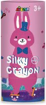 Avenir Silky Crayon: KONIJN, 12 kleuren, in tube diam.7.5x16cm, 3+