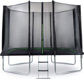 VirtuFit Rechthoekige Trampoline met Veiligheidsnet - Zwart - 213 x 305 cm