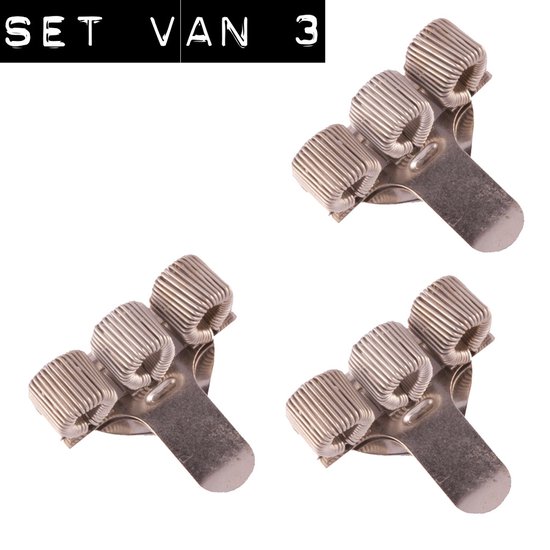 3 Pack Metalen Pennenhouder 3 Pennen - Penhouder - Clip - Uniform, Zorg,  Borstzak,... | bol.com