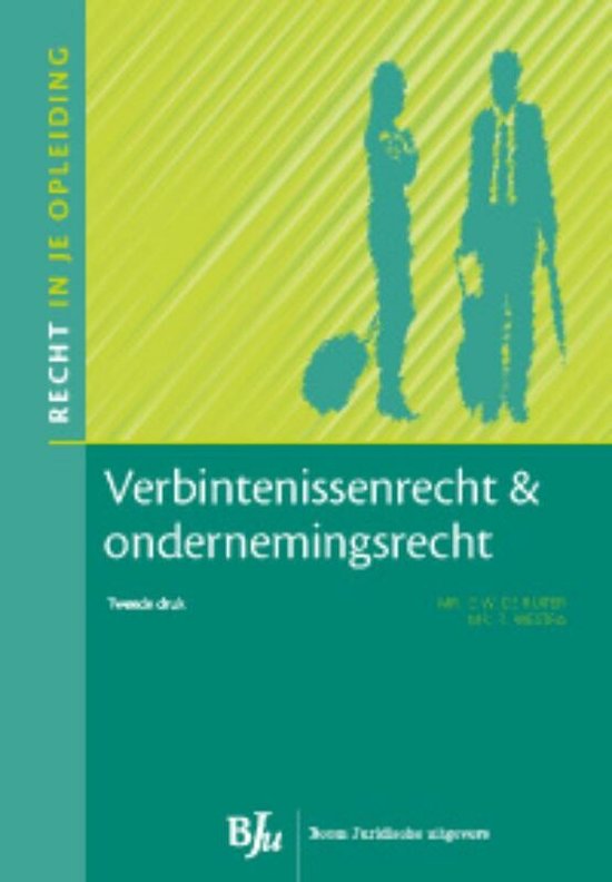 Recht in je opleiding Verbintenissenrecht & ondernemingsrech ... - cover