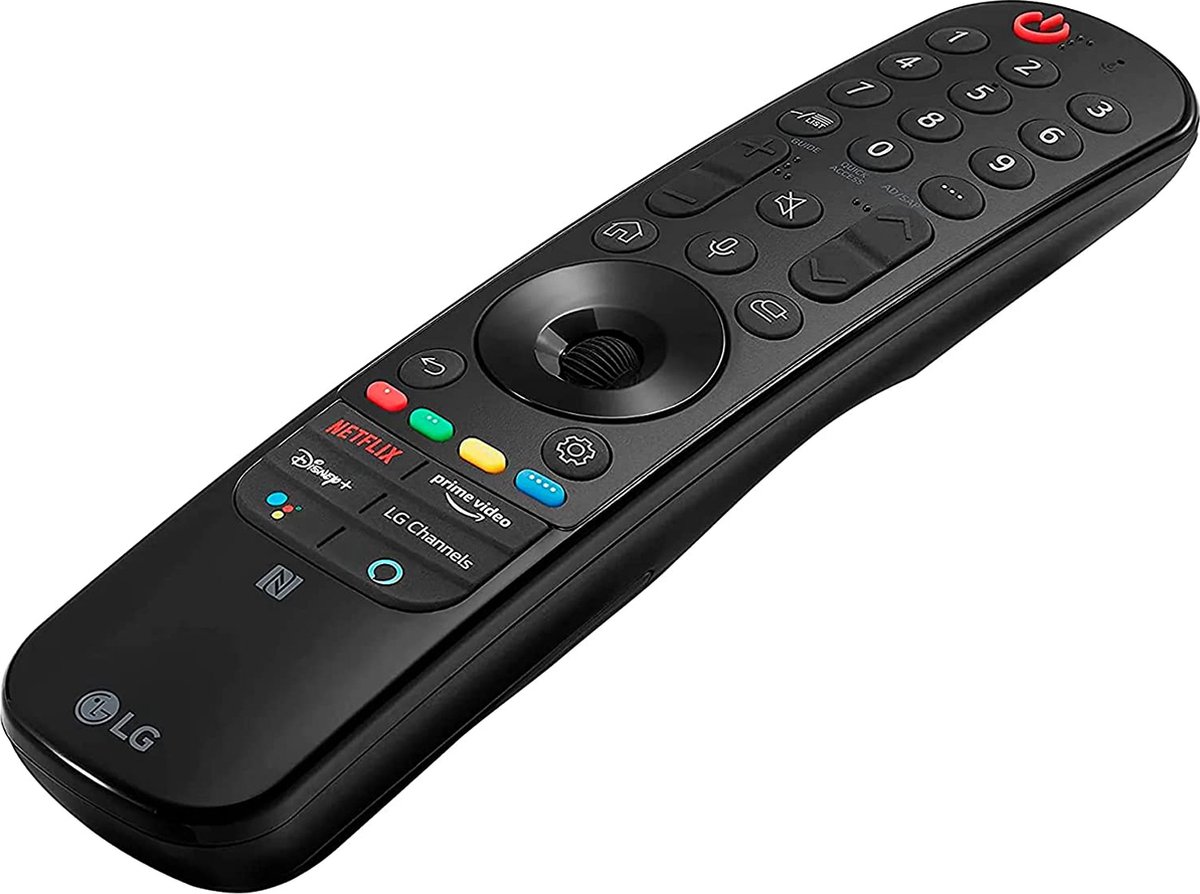 LG Magic Remote MR21GA LG 2021 Afstandsbediening Zwart bol