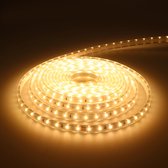 HOFTRONIC Flex60 - Dimbare LED Strip 5m - 3000K Warm wit - 60 LEDs per meter 2835 High Lumen - 308 Lumen per meter - IP65 voor binnen en buiten - Waterdicht en UV bestendig - Per meter inkort