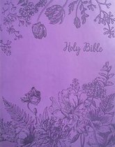 KJV Sword Study Bible Personal Size Large Print Designer Purple Ultrasoft Indexed