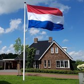 NR 105: Nederlandse vlag Nederland 200x300cm - Nederlandse vlag 200x300cm. Premium kwaliteit vlag voor masten 7 of 8 meter hoog!