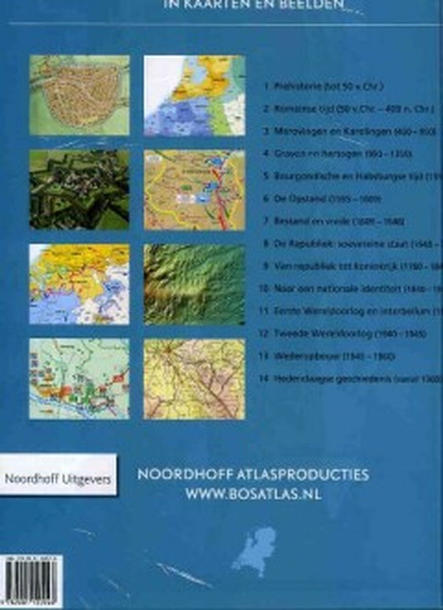 De Bosatlas van de geschiedenis van Nederland - back cover