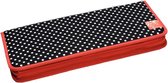 Breinaaldenetui Polka Dots Zwart Wit