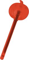 Carnival Toys Pompoenstaf Glow In The Dark Junior 20 Cm Rood