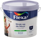 Flexa Strak op de Muur Muurverf - Mat - Mengkleur - Iets Grind - 10 liter