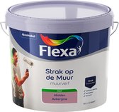 Flexa Strak op de Muur Muurverf - Mat - Mengkleur - Midden Aubergine - 10 liter