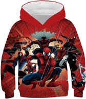 Hoodie Spiderman - maat L - vest - sweater - outdoortrui - trui - Spider-man - 13-14 jaar