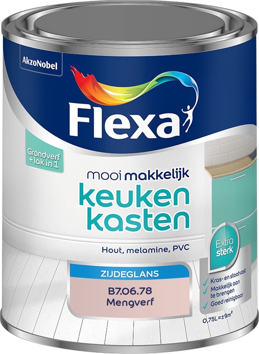 Flexa Mooi Makkelijk Verf - Keukenkasten - Mengkleur - B7.06.78 - 750 ml