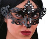 Carnival Toys Verkleedmasker Stenen Dames Zwart One-size