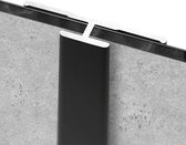 Schulte DecoDesign koppelprofiel zwart - lengte 255 cm - D1901425-68