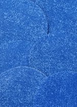 Onderzetters van vilt 10 stuks - Blauw zonder patroon - 10CM ⌀