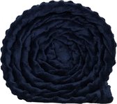 MEUBELEXPERT- verzwaarde/verzwaarde deken met afneembare hoes donkerblauw - 6,8 kg / 152x203 cm