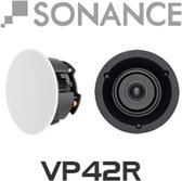 Sonance paar visual performance vp42r , 4" small round/square in-ceiling speaker, 50 watts @ 6 ohms minimal. (for square, order adapter+grille )! (price per pair, sold per pair onl