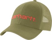 Carhartt Canvas Back Logo Graphic Cap True Olive