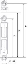 Fixapart W1-05034 Schokdemper 120 N 10 Mm Origineel Onderdeelnummer 44.041.655.0