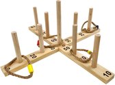 Alert Houten Ringwerpset + 6 Ringen