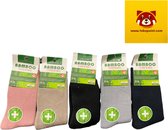 5 pack Bamboo Sokken Maat 38-41 Meerkleurig 85% Bamboevezel Thermische Sokken Winter Sokken - Tokopoint.com