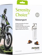 Phonak | Serenity Choice | Motorsport | Gehoorbescherming | oordopjes | SNR 16 dB |Oranje filter | motor oordop