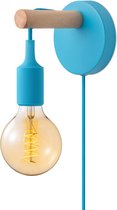 Home sweet home pendel wandlamp Fiber – blauw