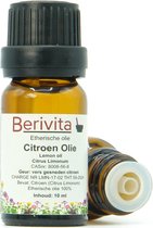 Citroenolie 100% 10ml - Etherische Citroen Olie van Citroenschillen - Lemon Oil